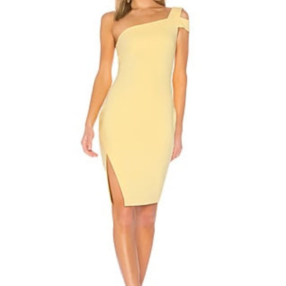 LIKELY Packard Dress in Snap Dragon (Yellow)
